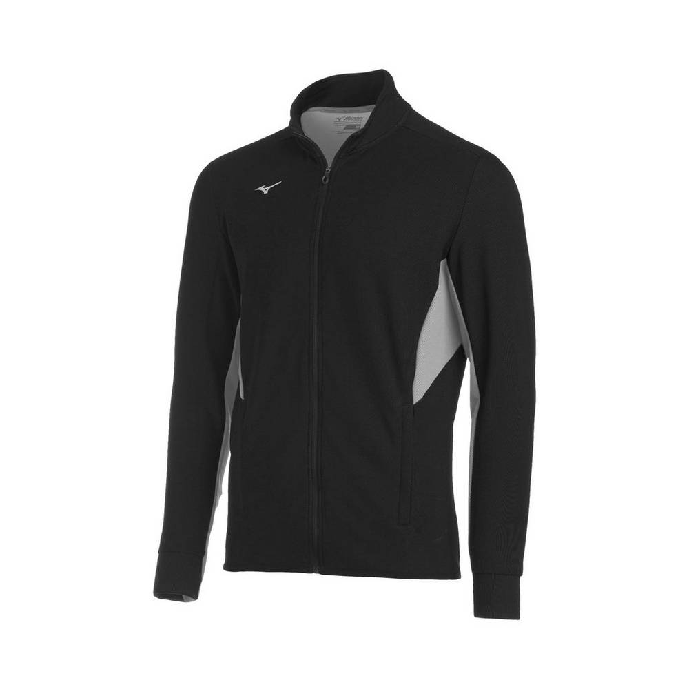 Mizuno Men's Elite Thermal Jacket Black/Grey (350645-OJB)